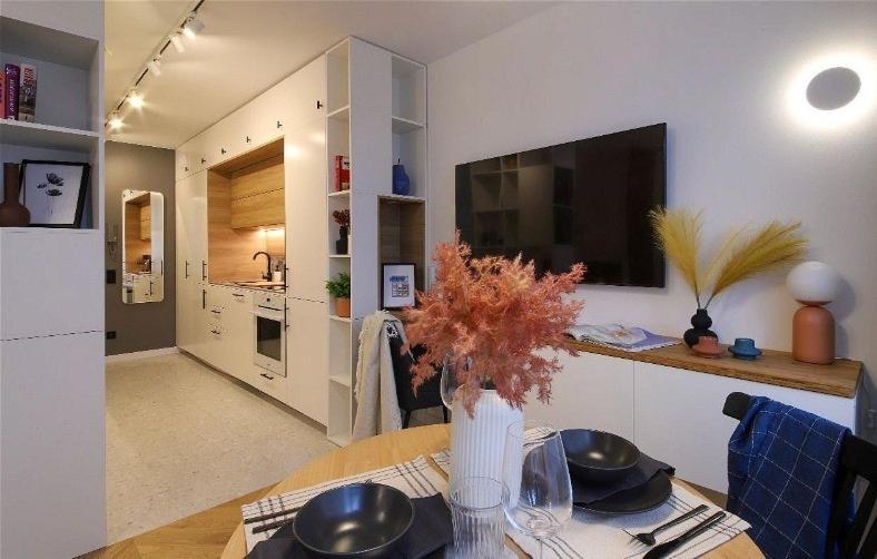 Designer Studio With Bedroom Near Old Town Dubois Varšava Exteriér fotografie