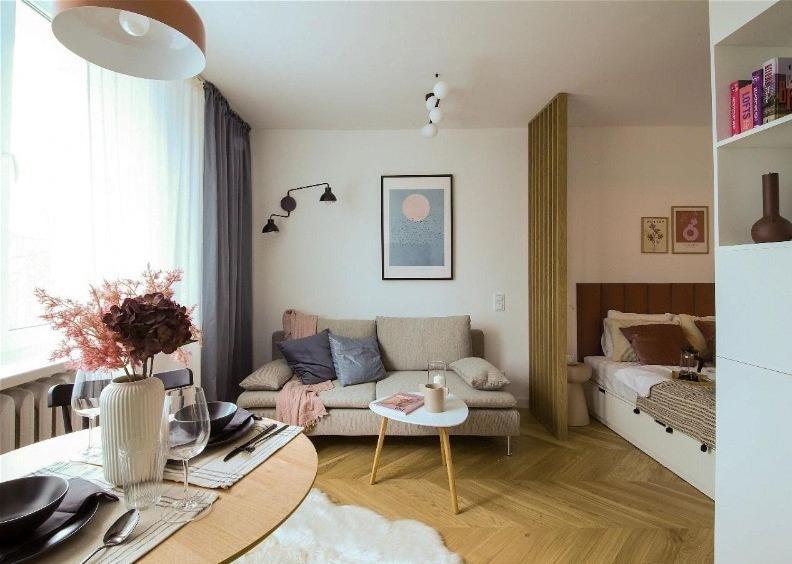 Designer Studio With Bedroom Near Old Town Dubois Varšava Exteriér fotografie